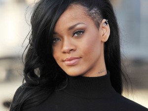 Rihanna in Black